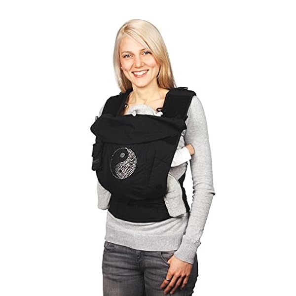 Bondolino babydraagzak inclusief bindinstructies, Swarovski "Yinyang"